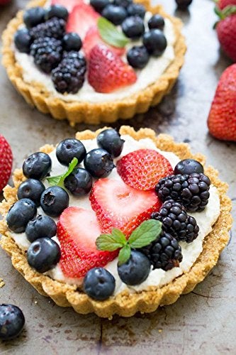 وي بيك Webake زبدة الفول السوداني كأس قوالب سيليكون ميني تارت عموم كيشي قالب فطيرة عموم 6-تجويف تارت عموم للخبز الكعك السرخس حزمة من 2 - Image 5
